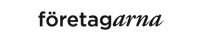 Logotyp med texten "företagarna" i svart text.